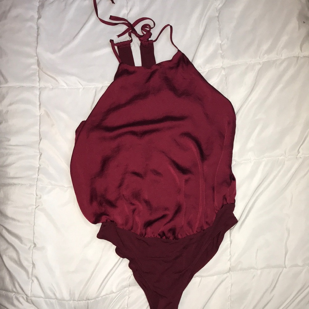 Abercrombie & Fitch Red Bodysuit